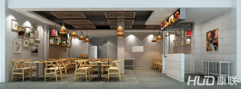 广州虾语湘言餐厅设计效果图
